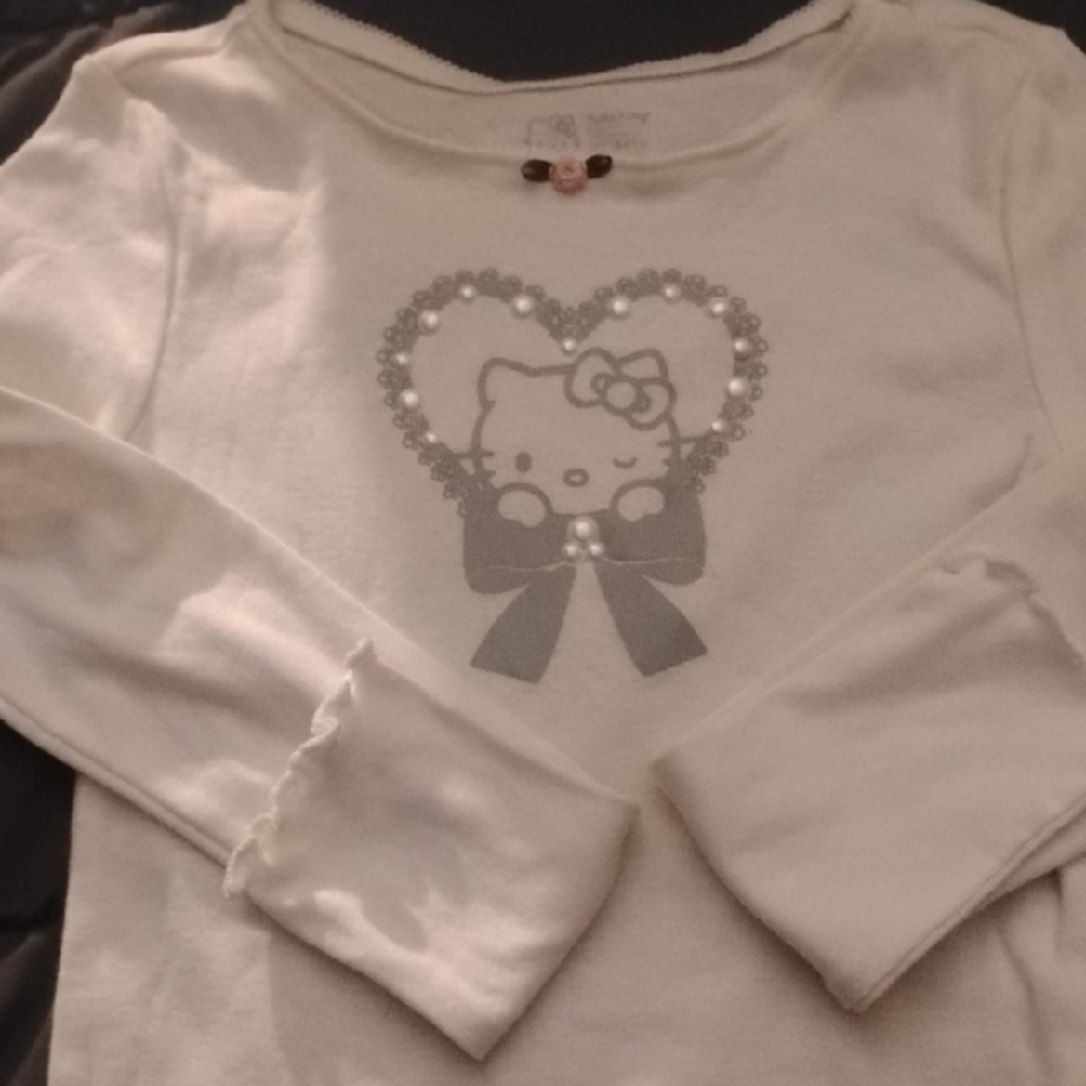Hello Kitty Cream Long Sleeve Tee